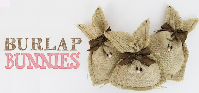Burlap Bunnies DIY