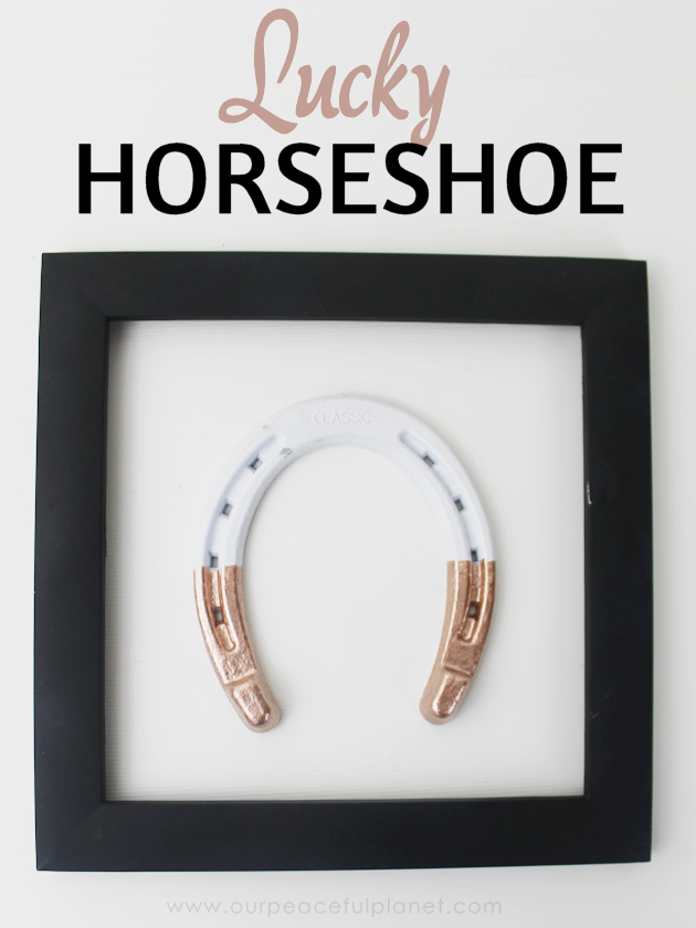 DIY Lucky Horseshoe Decor Our Peaceful