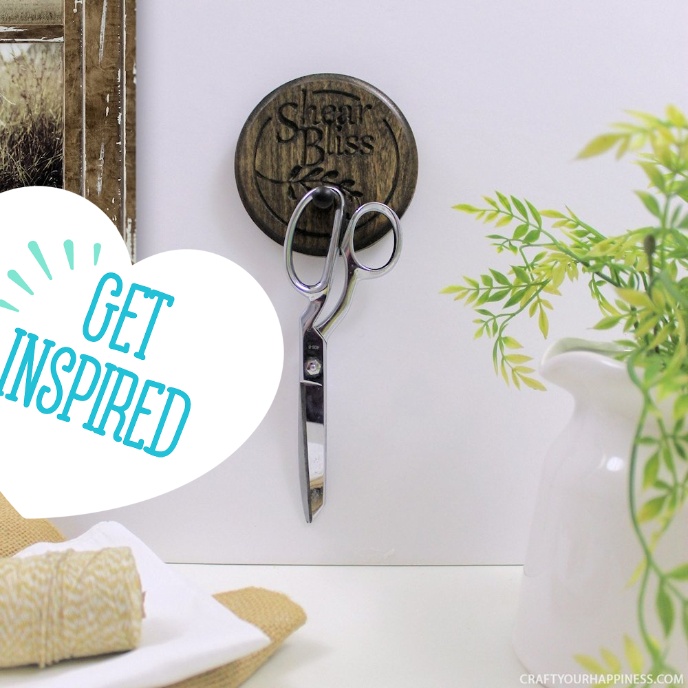 "Shear Bliss" Scissor Holder · Craft Your Happiness