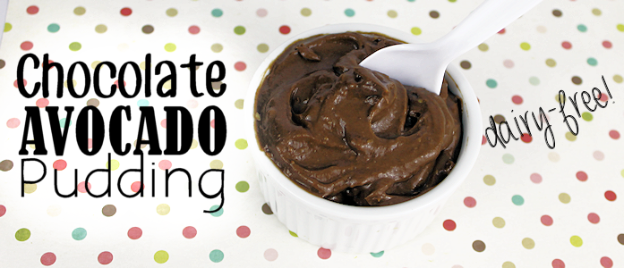Chocolate Avocado Pudding – Dairy Free!