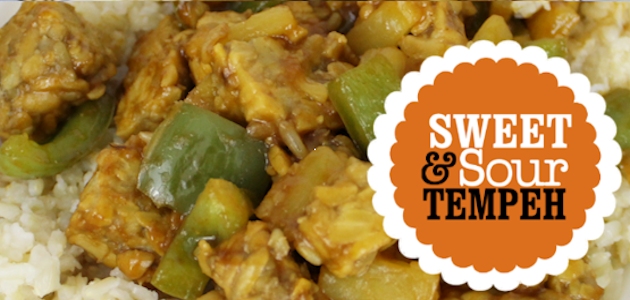 Quick Sweet & Sour Tempeh :: Opposites Attract