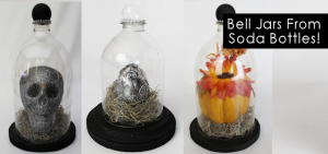 Make this spooky specimen jar halloween decor from a plastic soda bottle! An easy, inexpensive upcycle that can be used to hold all types of things!
