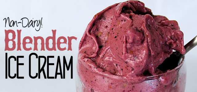 Healthy Ice Cream in a Blender