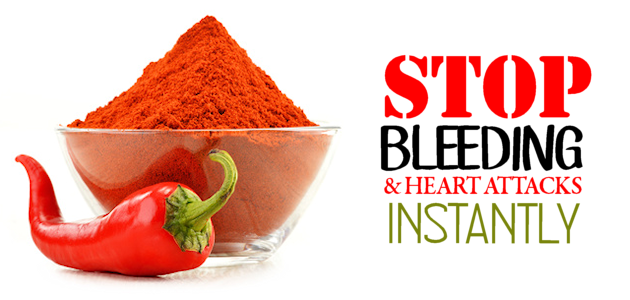 Cayenne Stops Bleeding & Heart Attacks Instantly (video)