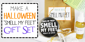 DIY Trick or Treat Smell My Feet Gift Set