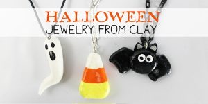 Simple Halloween Jewelry From Clay