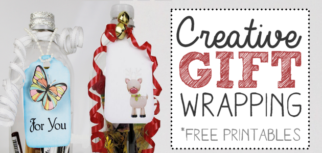 Creative Gift Wrapping Ideas :  Soda Bottles!