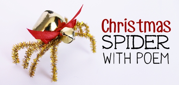 The Christmas Spider DIY : Free Poem Printable