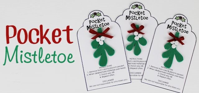 Pocket Mistletoe DIY For Quick Kisses!