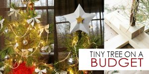 Small Tree, Star Pattern & Stand On a Budget