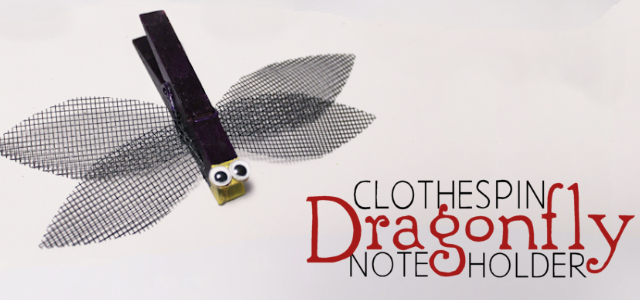 Dragonfly Note Holder