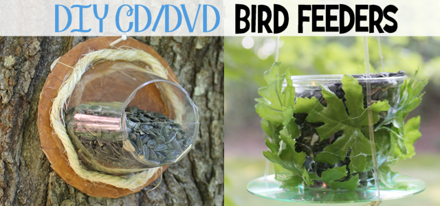 Turn Old CD's & Plastic Cups into Bird Feeders