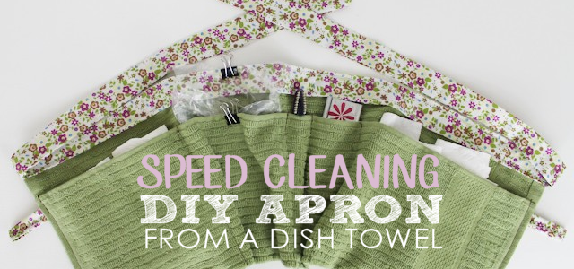 Speed Clean With This DIY Pocket Apron