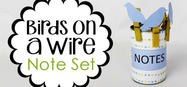 Birds on a Wire Note Set