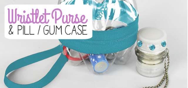 Small Soda Bottle Purse Set  (Wristlet)