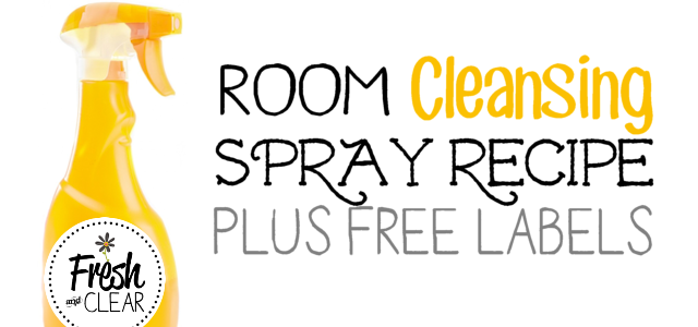 Cleansing Room Spray Air Freshener Recipe