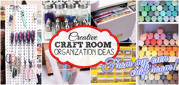 10 Craft Room Organization Ideas  I Love My Container Store Craft Room