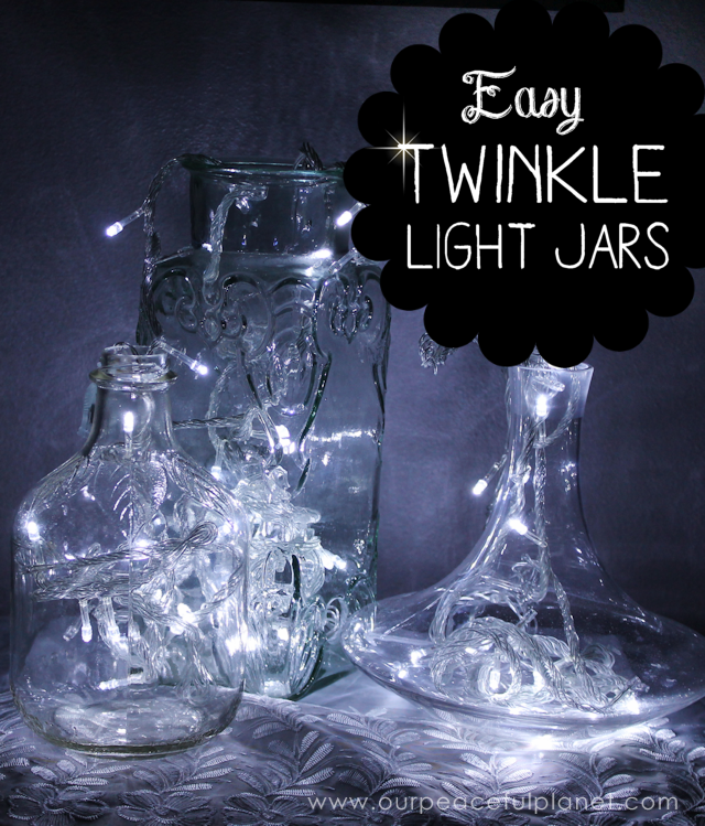 It's Easy to Make DIY Twinkle Lights in Jars!
