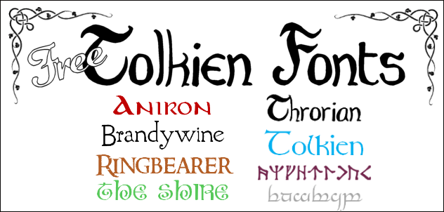 Free Tolkien Fonts