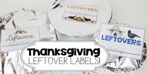 Thanksgiving Leftovers Labels