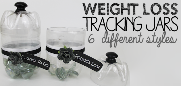 Make these fun weight loss tracker jars to give you a great visual to your progress! We've got six different styles you can make using a variety of items!