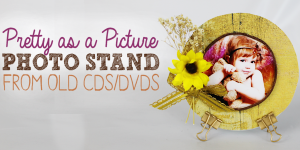 Pretty as a Picture Photo Stand : CD Crafts