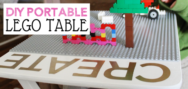 Portable DIY Lego Table