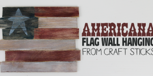 Americana Decor from Craft Sticks