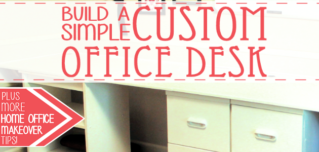 How to Build a Simple Large Surface Home Office Desk