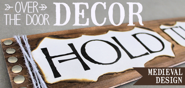How to Make an Unbelievably Easy & Stylish Hold the Door Sign!