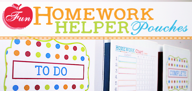 How to Make Fun Homework Helper Wall Pockets from 3 Ring Binders