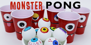 How to Make a Fun Monster Eye Pong Party Game