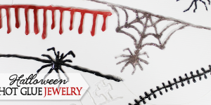 How to Make Simple Creepy Gothic Jewelry with Hot Glue