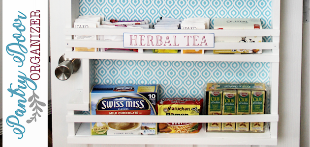 Build a Beautiful and Affordable Pantry Door Organizer