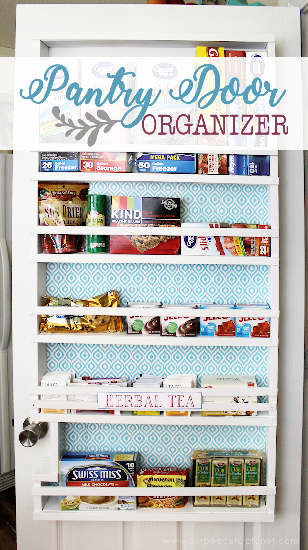 Build a Beautiful and Affordable Pantry Door Organizer