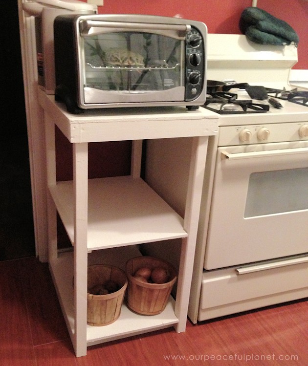 A Make Do Small Kitchen Island From What We Had