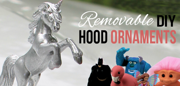 Girly Car Accessories: Removable DIY Hood Ornaments
