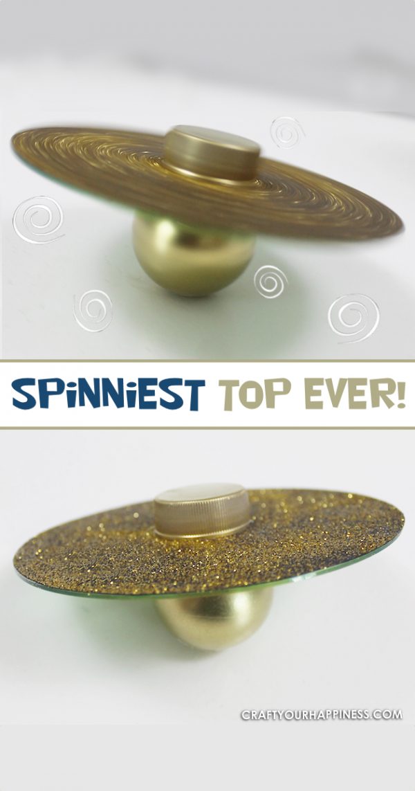 How to Make Easy Spin Tops that Spin Forever!