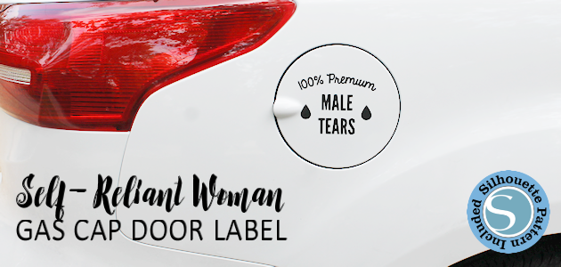 Car Stickers for the Self-Reliant Woman