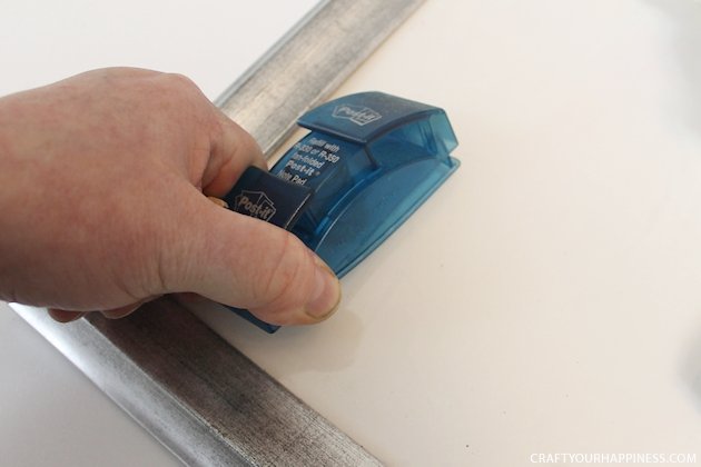 It's super easy to make any size DIY dry erase board using a roll of adhesive backed dry erase paper. We made a kitchen board and added some extras including making our own eraser!