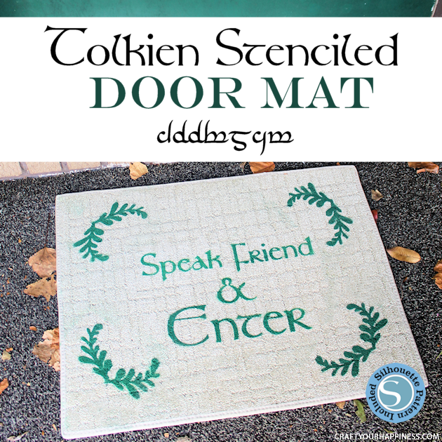 DIY 'Speak Friend and Enter' Lord of the Rings Welcome Mat – Popcorner  Reviews