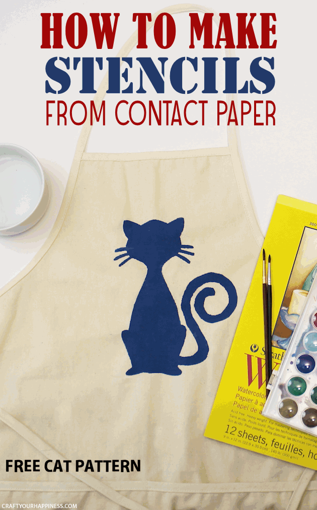 simple cat stencil designs