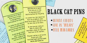 Dispel the Myth! Give Out DIY Lucky Black Cat Charms
