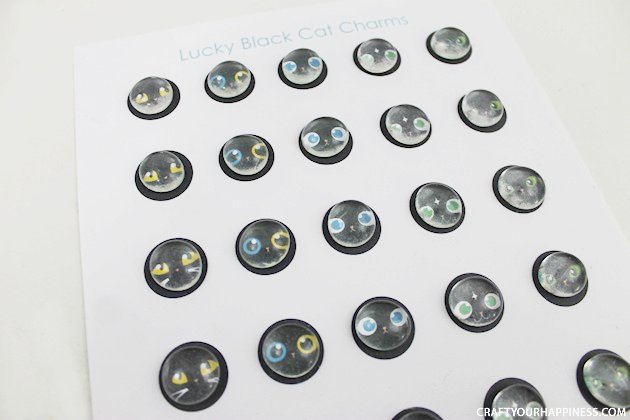 Black cats are the least adopted & most euthanized in the US. Pass out these easy to make DIY Lucky Black Cat Charms & help dispel harmful superstitions!