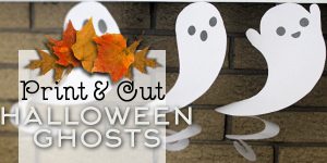 Print & Cut Dangling Ghost Halloween Decorations