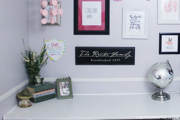 I guarantee you've never seen DIY home office ideas like this! Transform your space into a whimsical place to be and your work vibe will never be the same!