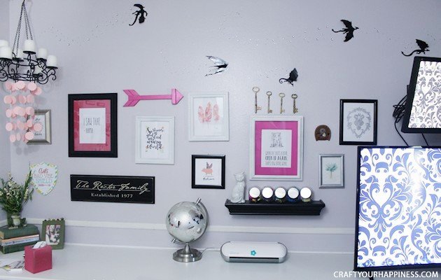 I guarantee you've never seen DIY home office ideas like this! Transform your space into a whimsical place to be and your work vibe will never be the same!