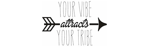 Make this Your Vibe Attracts Your Tribe plaque using our free patterns, a wood plaque, paint and thumbtacks. It's the thumbtacks that make it pop!