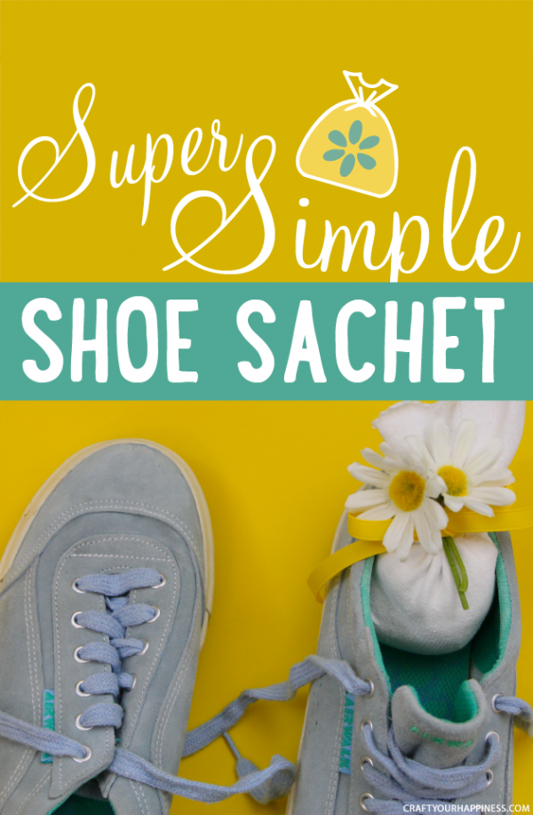 Get Rid of Smelly Shoes with NoSew Simple DIY Sachets!