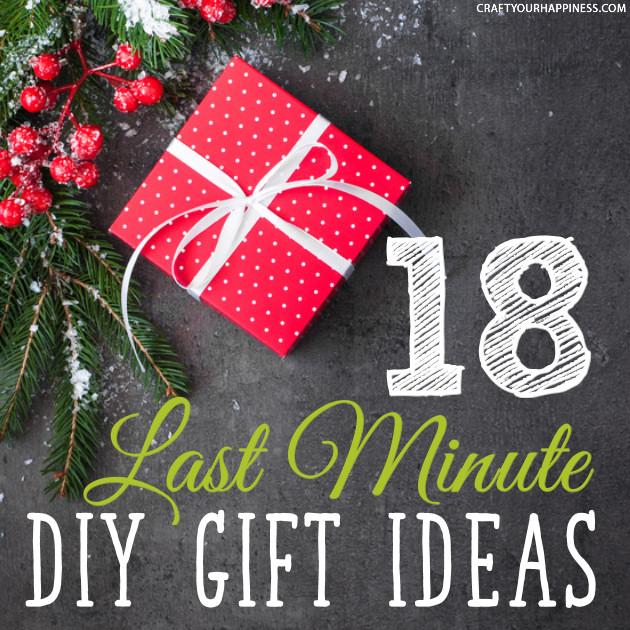 Last-minute Handmade Gifts